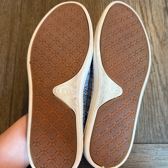 Blue knit ugg slip on shoes - Picture 6 of 8